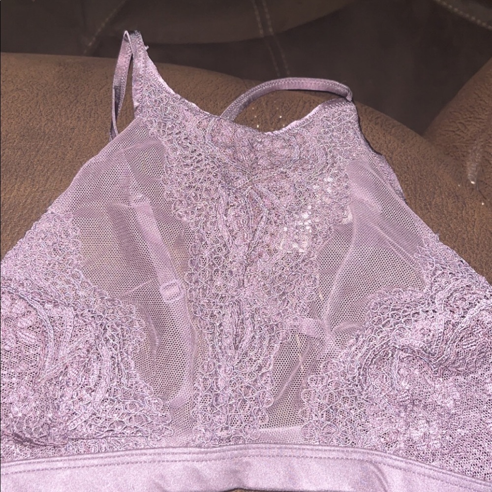 NEW Victoria Secret bralette lavender purple lace